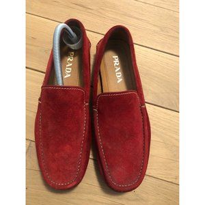 ❌SOLD❌Prada Red Suede Loafer (Men's)